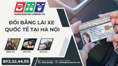 Đổi bằng lái xe quốc tế tại Hà Nội