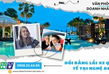 Đổi bằng lái xe quốc tế tại Nghệ An