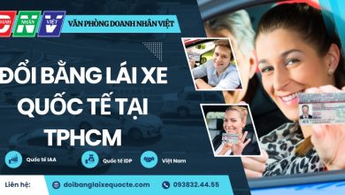 Đổi bằng lái xe quốc tế tại TPHCM