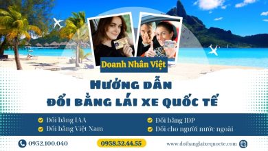 Hướng dẫn đổi bằng lái xe quốc tế