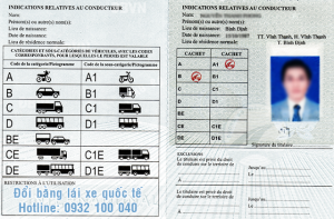 Bằng lái xe quốc tế do Việt Nam cấp có thời hạn 3 năm