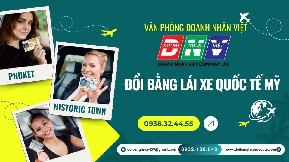 Đổi bằng lái xe quốc tế Mỹ