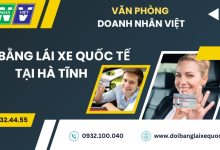 Đổi bằng lái xe quốc tế tại Hà Tĩnh