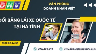 Đổi bằng lái xe quốc tế tại Hà Tĩnh