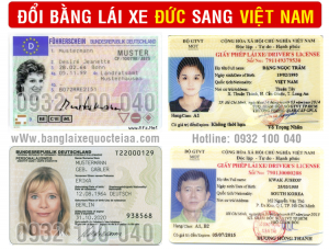 Hướng dẫn cấp đổi bằng lái xe Đức sang Việt Nam qua mạng cấp tốc, giá rẻ - Hotline/ Zalo/ Viber: 0932.100.040