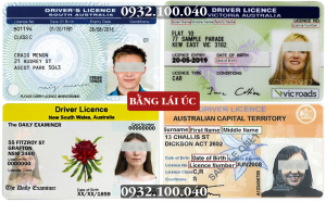 Mẫu bằng lái xe Úc - Chuyển đổi giấy phép lái xe nước ngoài sang Việt Nam - Hotline: 0932.100.040