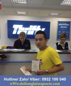Đổi giấy phép lái xe quốc tế tại Việt Nam qua mạng
