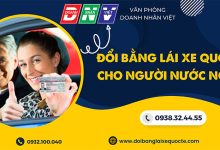 Đổi bằng lái xe quốc tế cho người nước ngoài