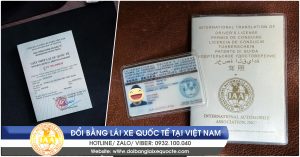 Đổi bằng lái xe quốc tế online