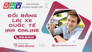 Đổi bằng lái xe quốc tế IAA online