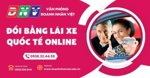 Đổi bằng lái xe quốc tế online