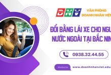 Đổi bằng lái xe cho người nước ngoài ở Bắc Ninh