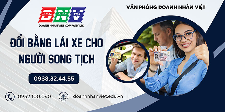 Đổi bằng lái xe cho người song tịch