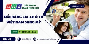 Đổi bằng lái xe ô tô Việt Nam sang Mỹ
