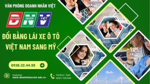 Đổi bằng lái xe ô tô Việt Nam sang Mỹ