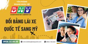 Đổi bằng lái xe quốc tế sang Mỹ