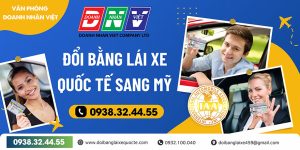 Đổi bằng lái xe quốc tế sang Mỹ