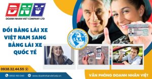 Đổi bằng lái xe Việt Nam sang bằng lái xe quốc tế