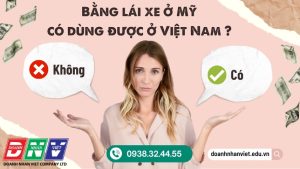 Bằng lái xe ở Mỹ có dùng được ở Việt Nam ?