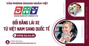 Đổi bằng lái xe từ Việt Nam sang quốc tế