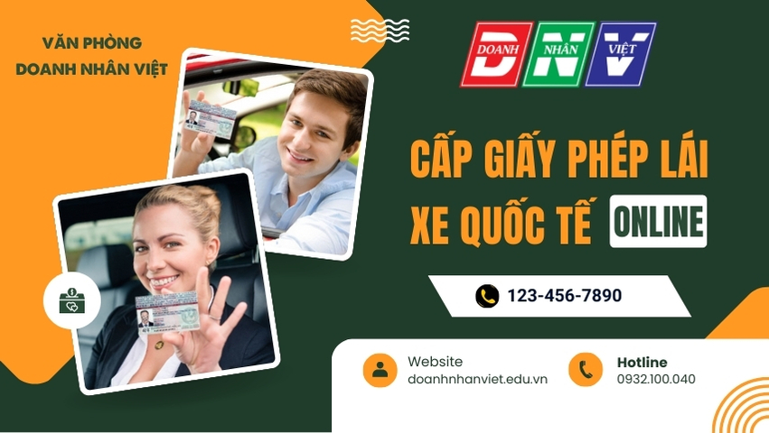 Cấp giấy phép lái xe quốc tế online