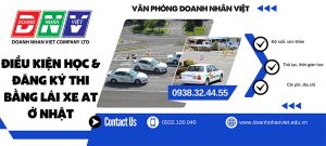 Điều kiện học và đăng ký thi bằng lái xe AT ở Nhật