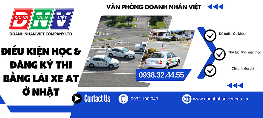 Điều kiện học và đăng ký thi bằng lái xe AT ở Nhật