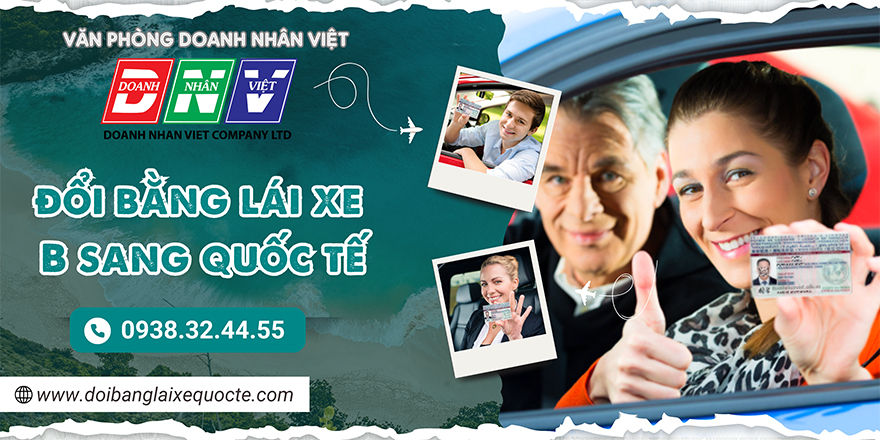 Đổi bằng lái xe B sang quốc tế