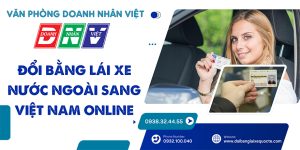 Đổi bằng lái xe nước ngoài sang Việt Nam online