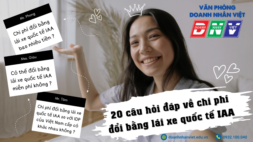 Hỏi đáp về chi phí đổi bằng lái xe quốc tế IAA