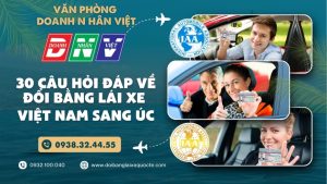 Hỏi đáp đổi bằng lái xe Việt Nam sang Úc