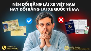 Bằng lái xe Việt Nam và bằng lái xe quốc tế IAA