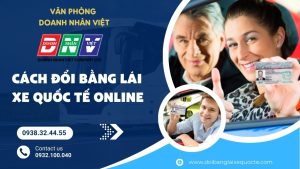 Cách đổi bằng lái xe quốc tế online
