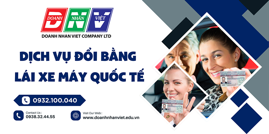 Dịch vụ đổi bằng lái xe máy quốc tế
