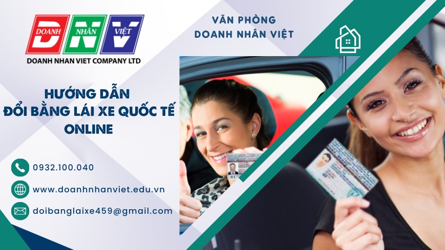 Hướng dẫn đổi bằng lái xe quốc tế online