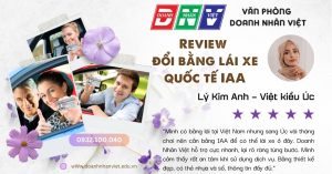 Review đổi bằng lái xe quốc tế IAA