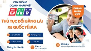 Thủ tục đổi bằng lái xe quốc tế IAA