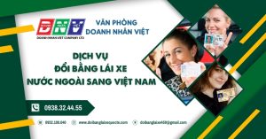Dịch vụ đổi bằng lái xe nước ngoài sang Việt Nam