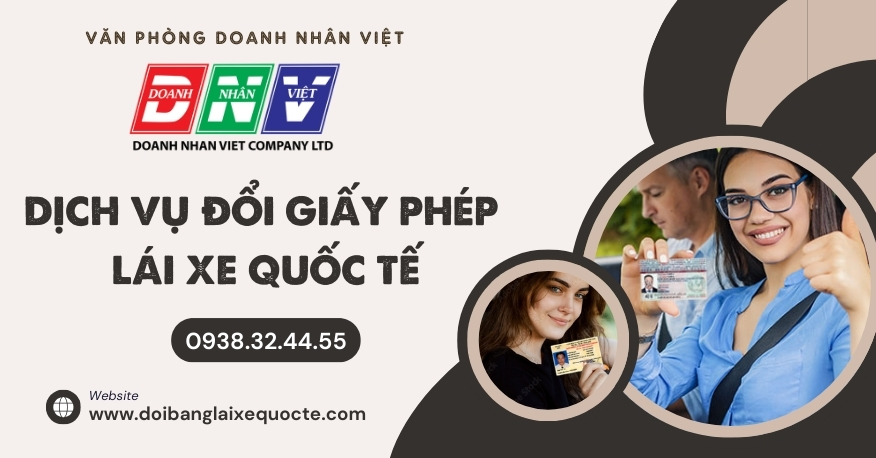 Dịch vụ đổi giấy phép lái xe quốc tế