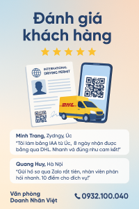 Hướng dẫn cấp giấy phép lái xe quốc tế online tại văn phòng Doanh Nhân Việt được người dùng đánh giá cao