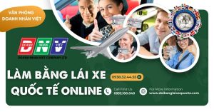 Làm bằng lái xe quốc tế online