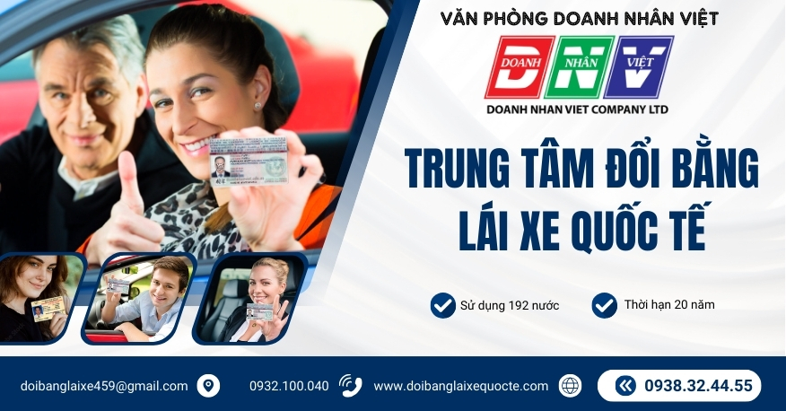 Trung tâm đổi bằng lái xe quốc tế