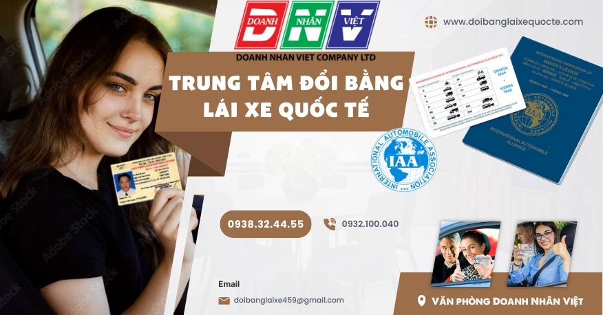 Trung tâm đổi bằng lái xe quốc tế