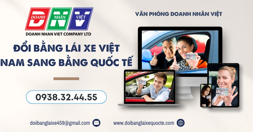 Đổi bằng lái xe Việt Nam sang bằng quốc tế
