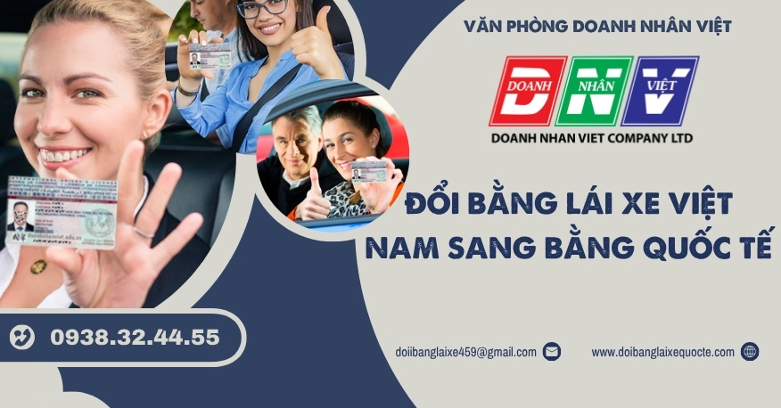 Đổi bằng lái xe Việt Nam sang bằng quốc tế