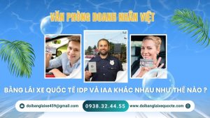 Bằng lái xe quốc tế IDP và IAA khác nhau như thế nào ?