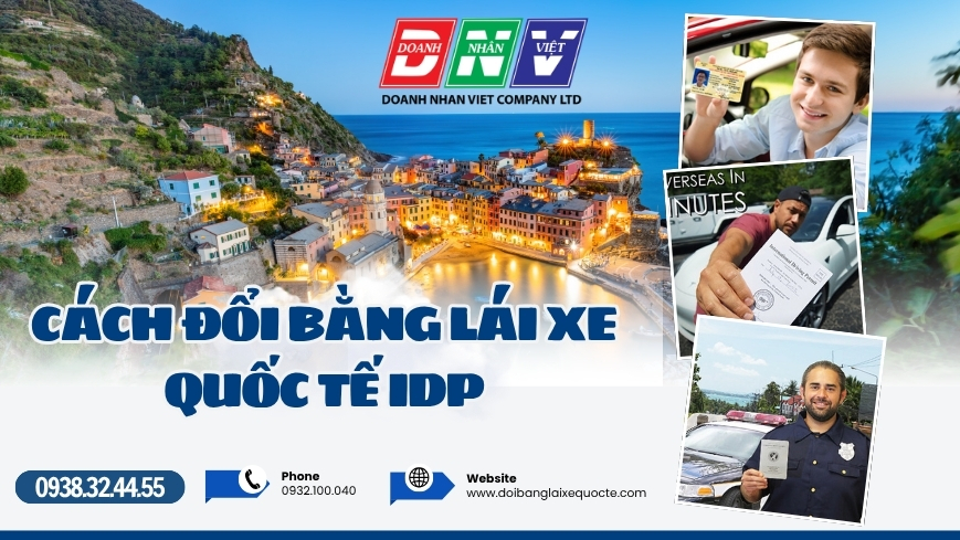 Cách đổi bằng lái xe quốc tế IDP