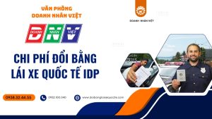 Chi phí đổi bằng lái xe quốc tế IDP