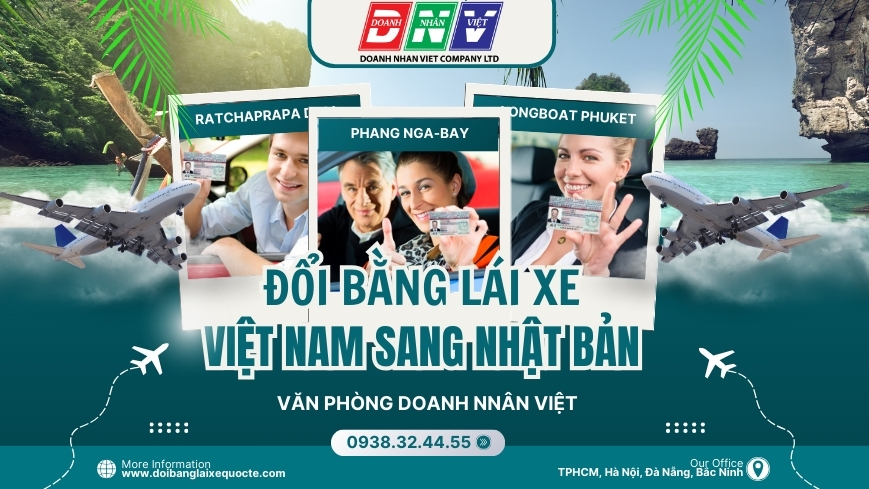 Đổi bằng lái xe Việt Nam sang Nhật Bản