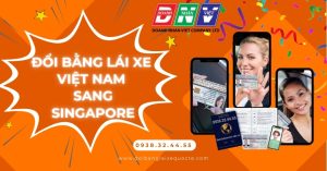 Đổi bằng lái xe Việt Nam sang Singapore